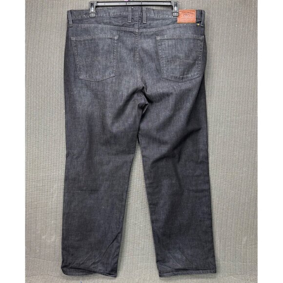 Lucky Brand Mens Size 40x30 Black Straight-Leg Jeans Classic Denim - Picture 2 of 9